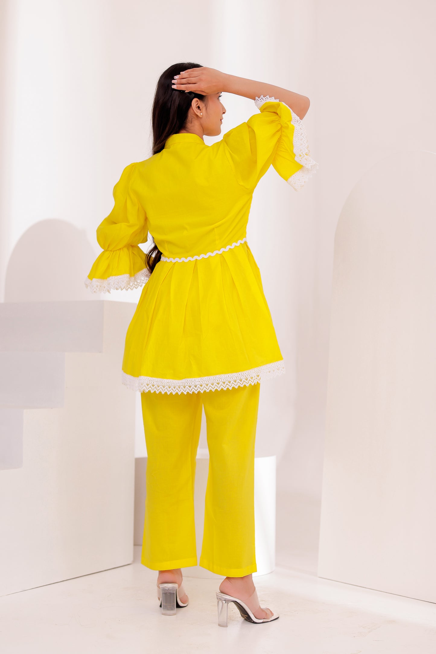 Beautiful Daisy Yellow Co-ord Set