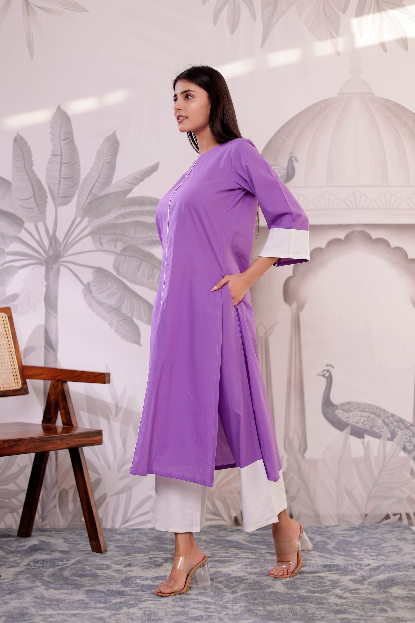 Lylla Everyday Cotton Kurta Co-ord Set