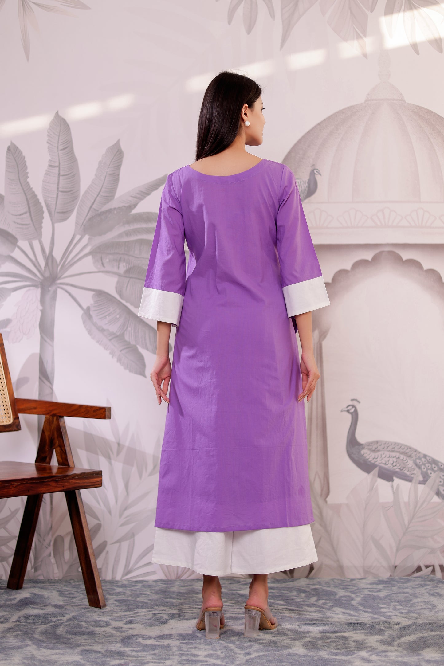 Lylla Everyday Cotton Kurta Co-ord Set