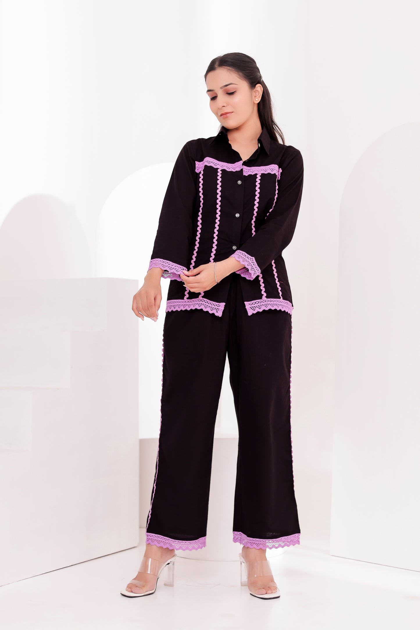 Blissful Black Co-ord Set