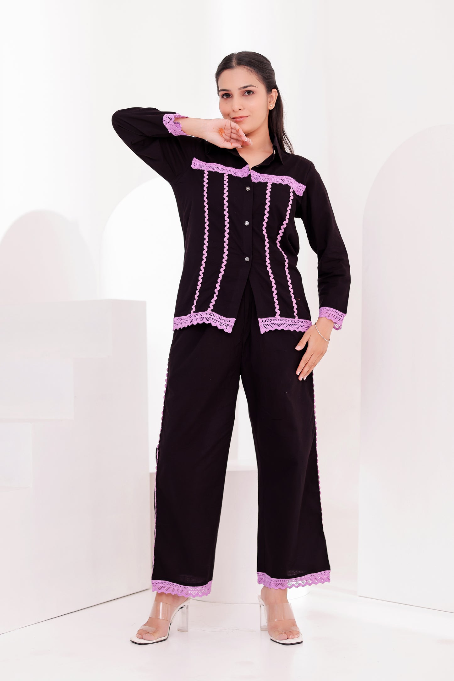 Blissful Black Co-ord Set