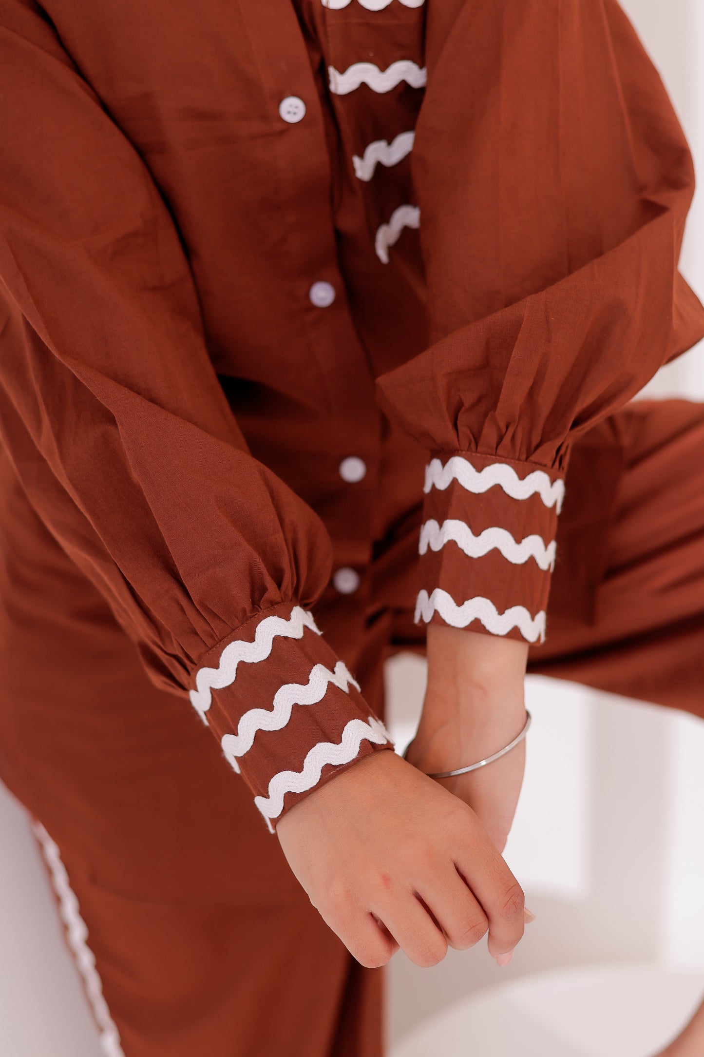 Joyful Brown Co-ord Set