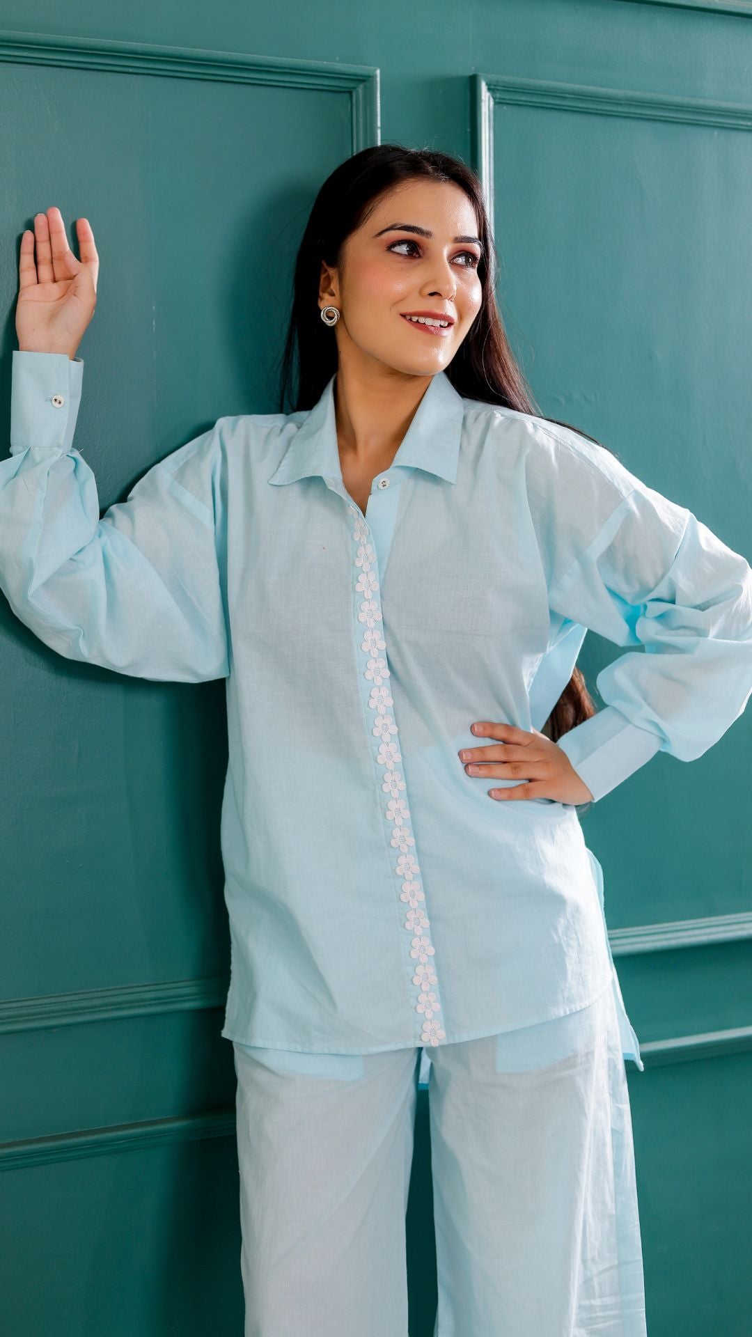 Pastel Blue Co-ord Set