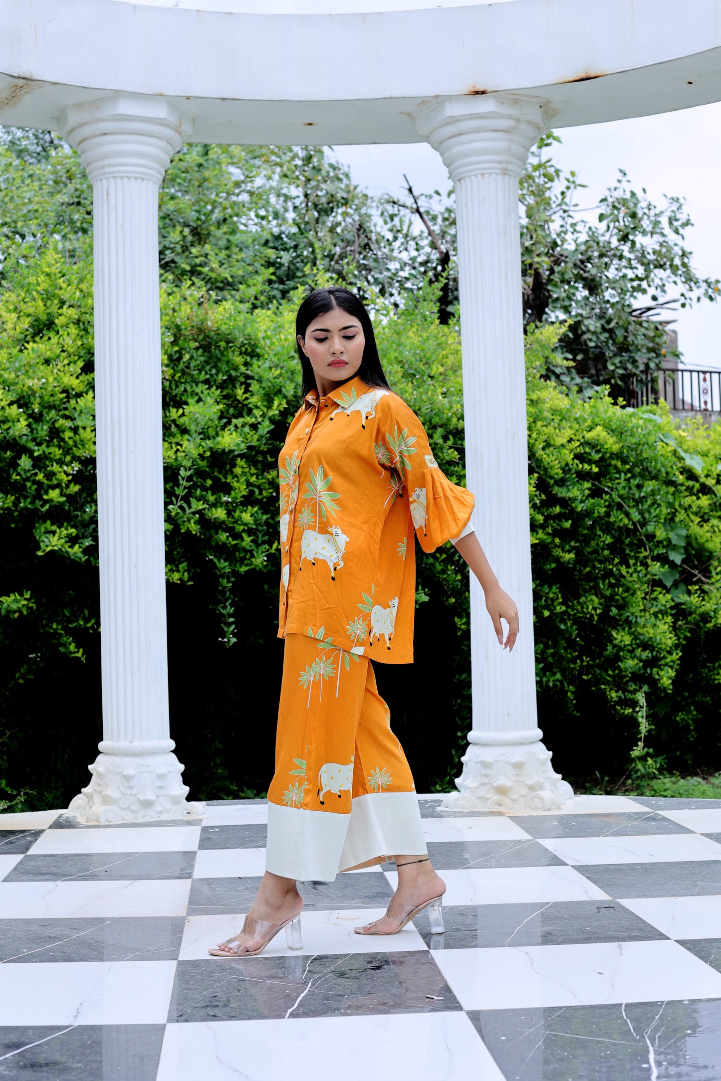 Pichwai Printed Loose Fit Shirt