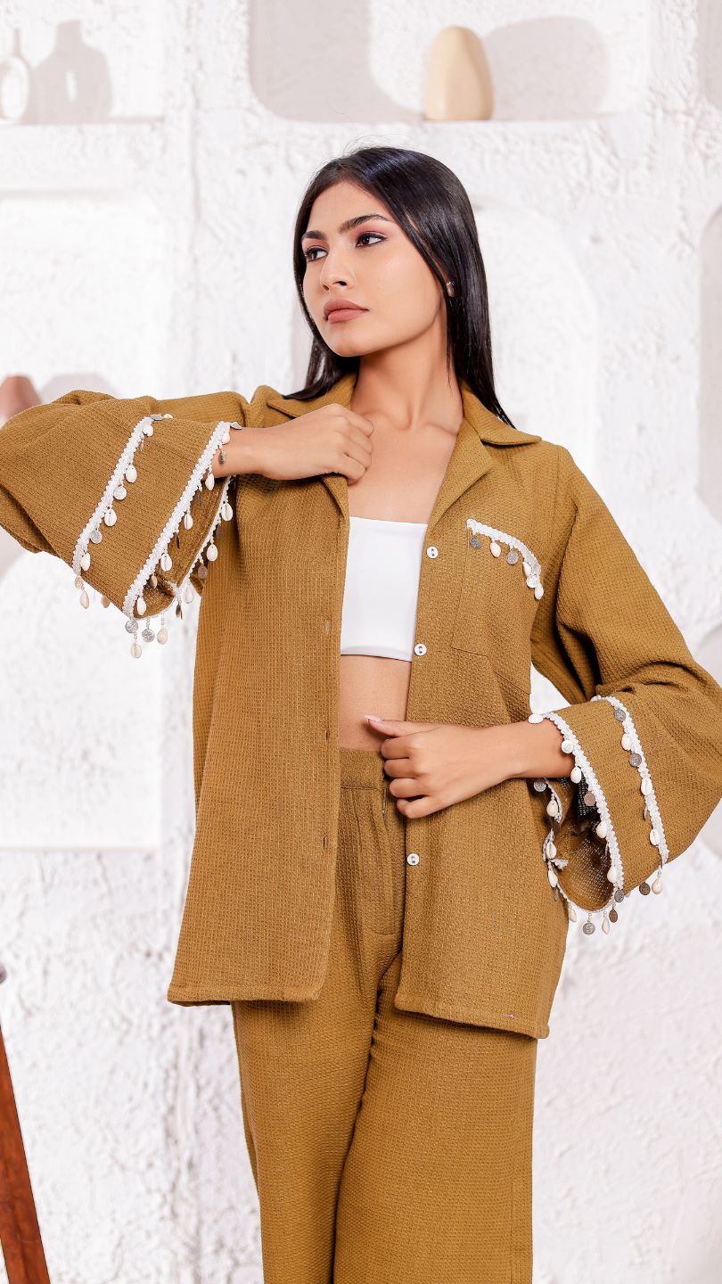 Brown Mila Co-ord Set