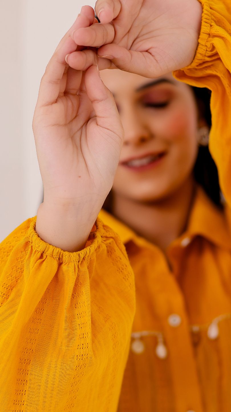 Yellow Assential Co-ord Set