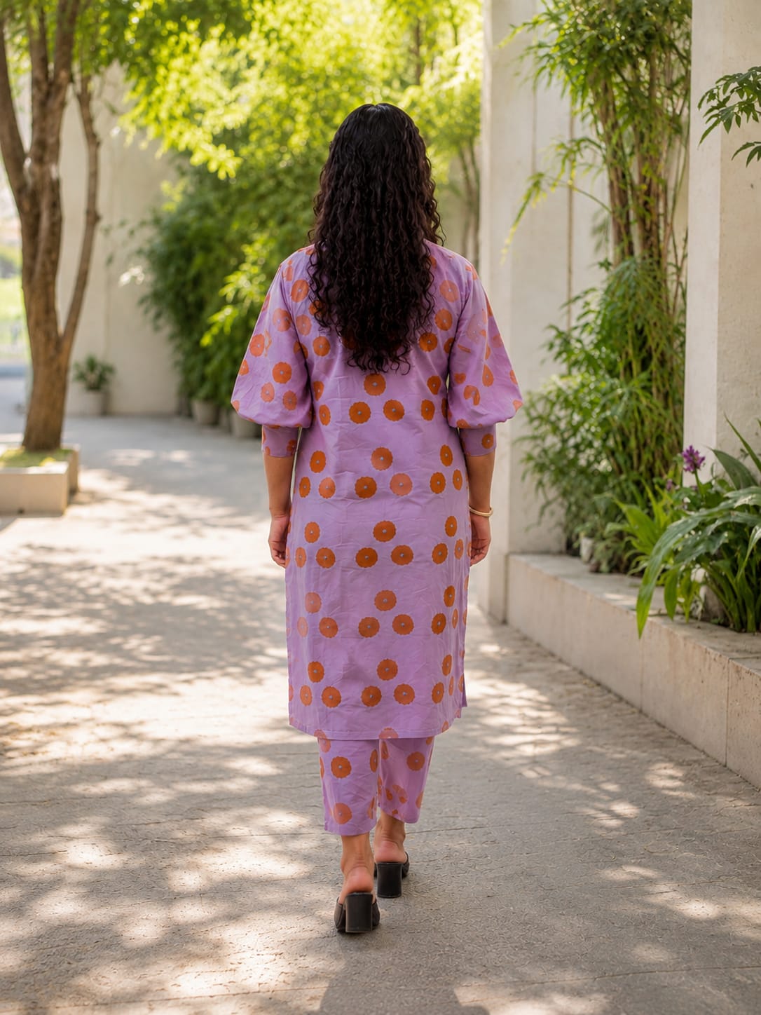 Alisha printed kurta co-ord set