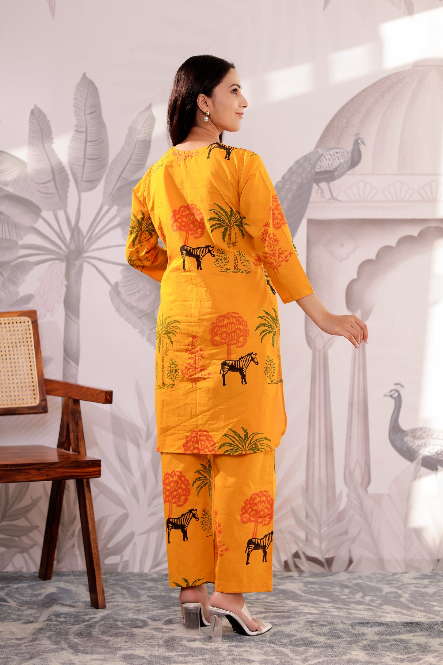 Jungle Blooms Printed Co-ord Set