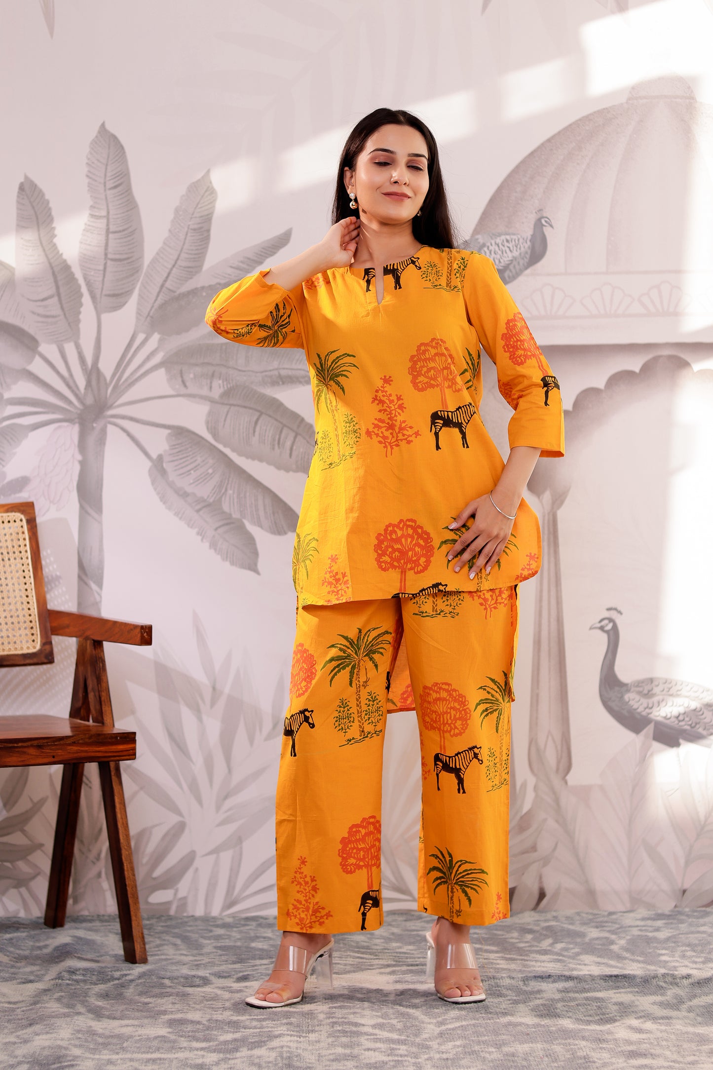 Jungle Blooms Printed Co-ord Set