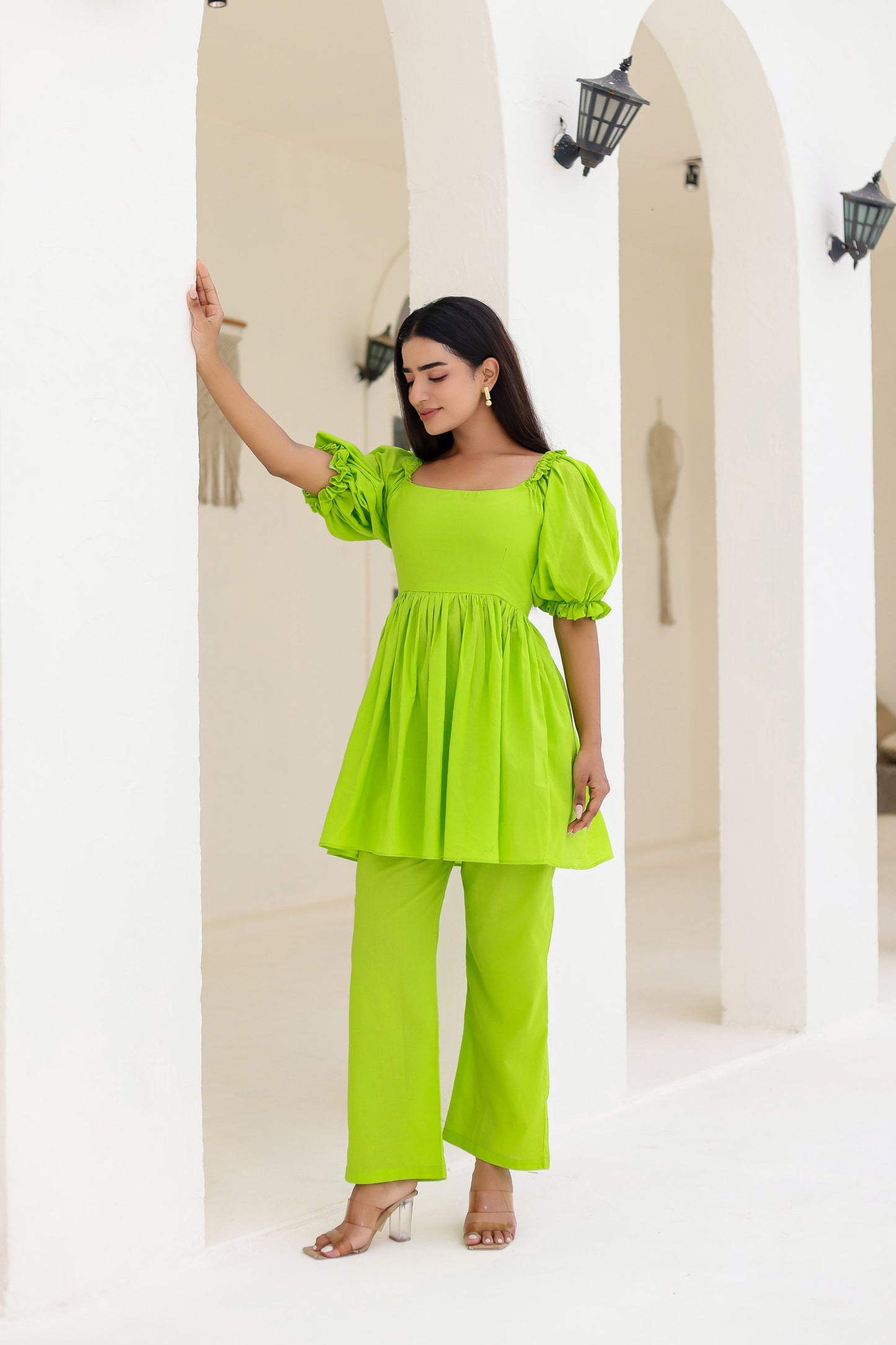 Luna Neon Green Co-ord Set