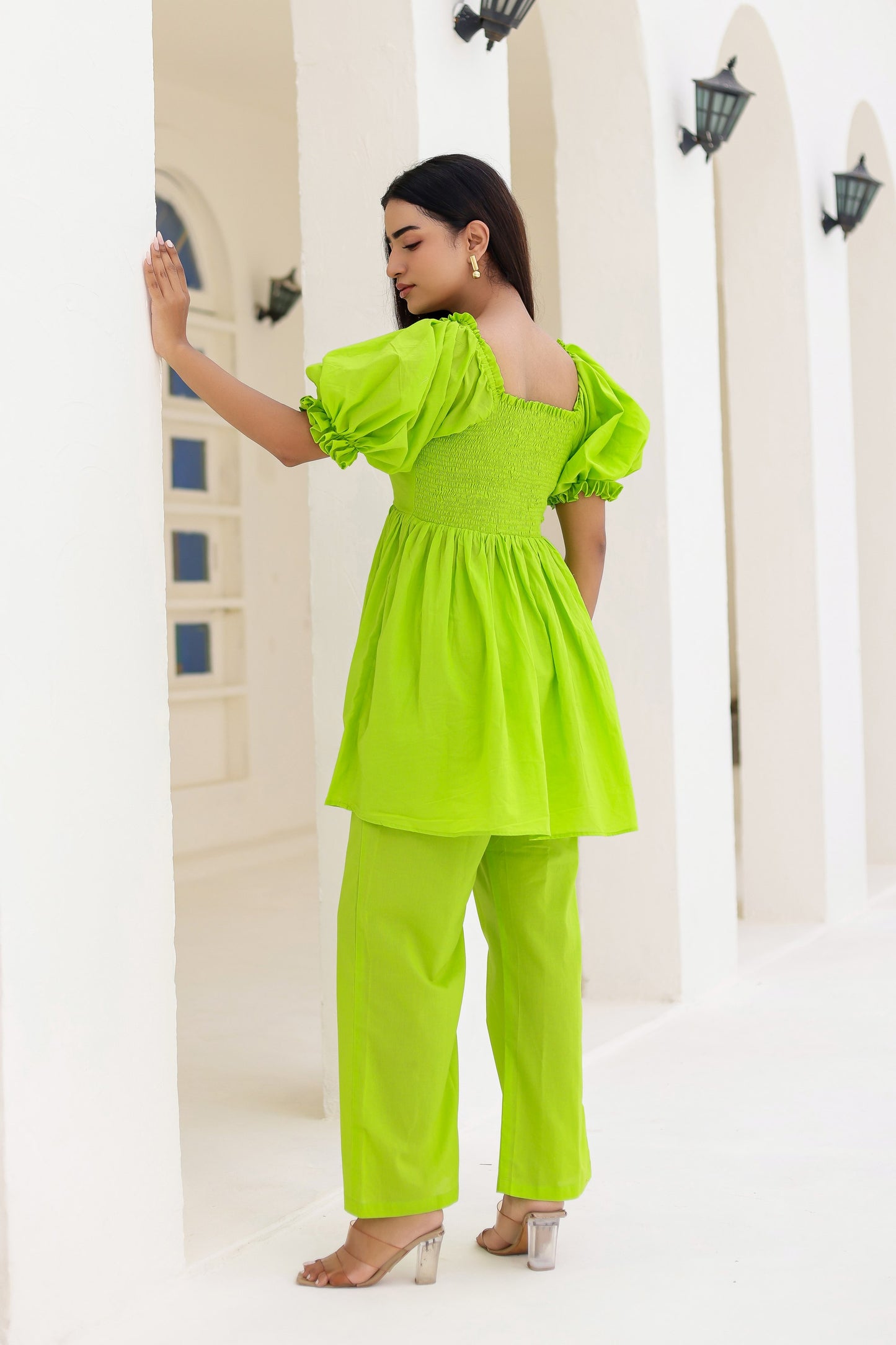 Luna Neon Green Co-ord Set