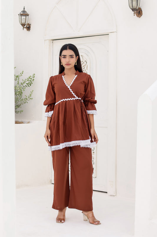 Coffee Brown Co-ord Set