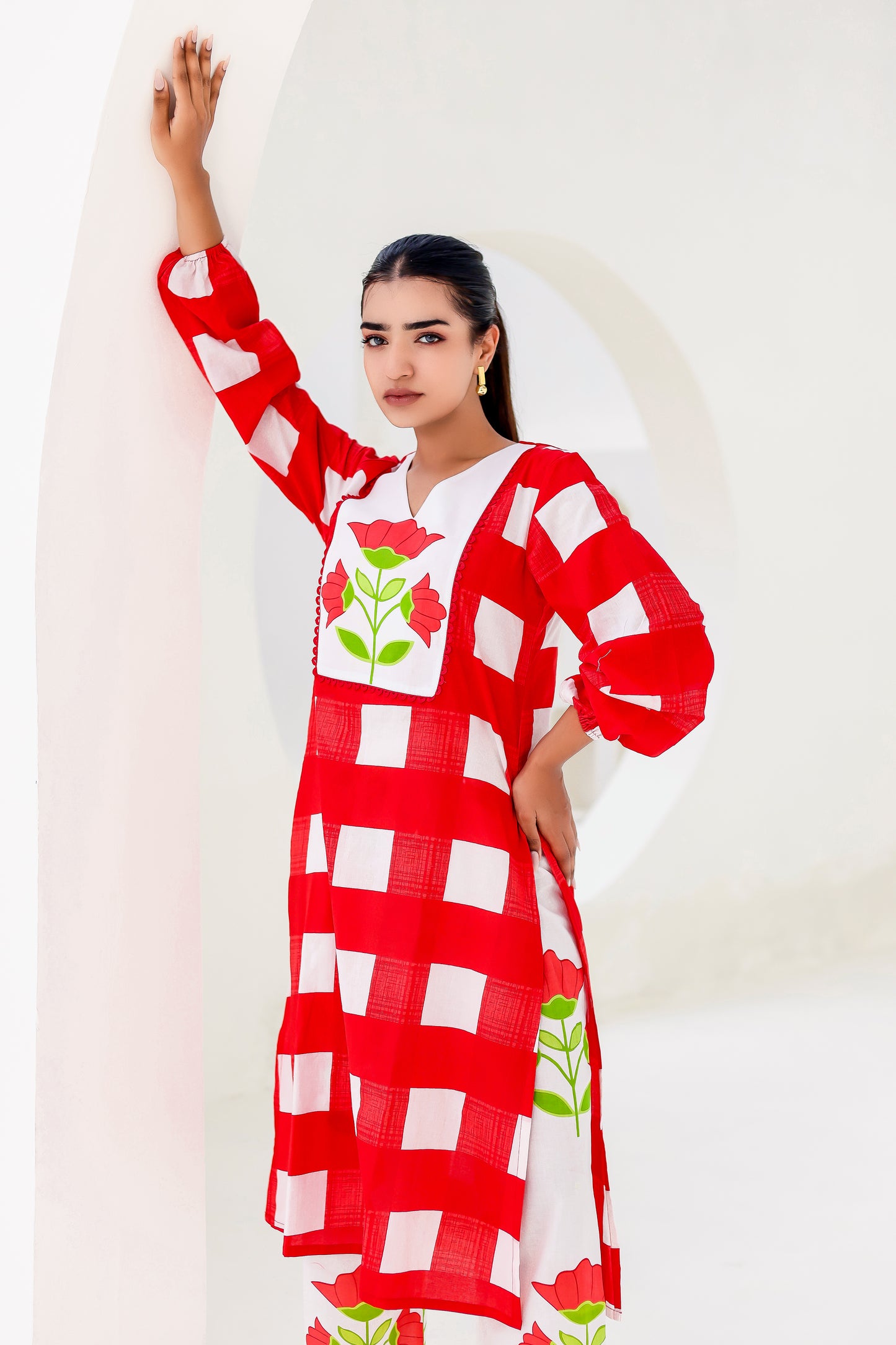 Dreamy Checks Kurta Co-ord Set