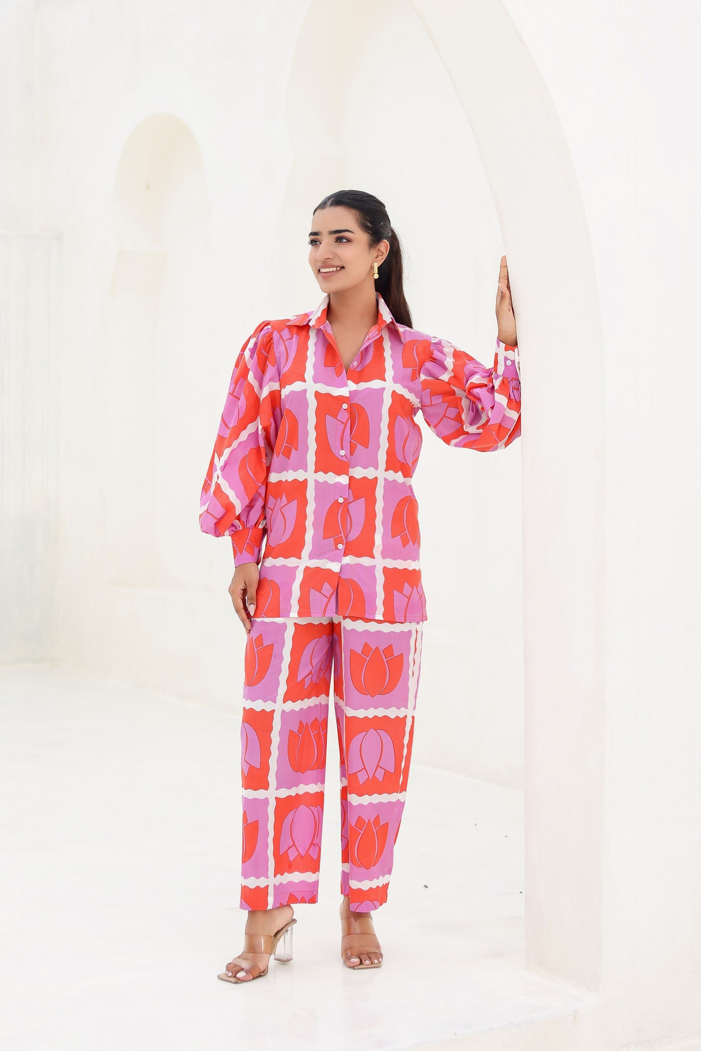 Poppy Printed Cotton Co-ord Set