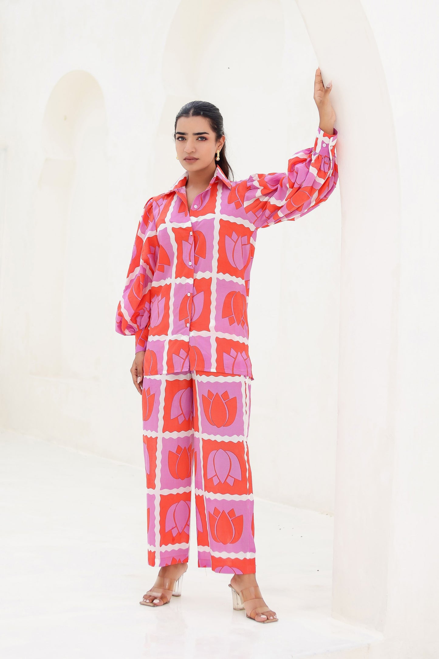 Poppy Printed Cotton Co-ord Set