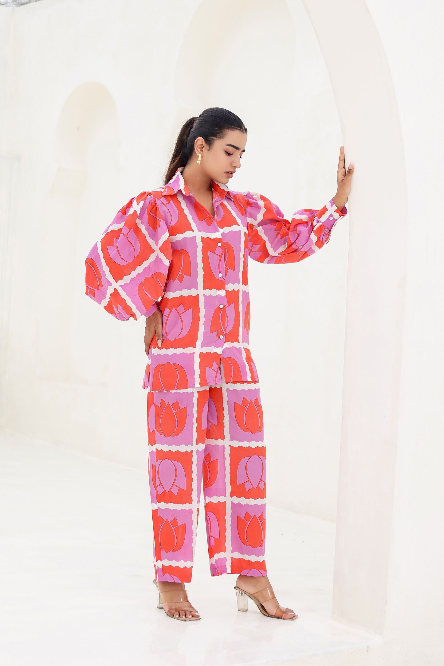 Poppy Printed Cotton Co-ord Set