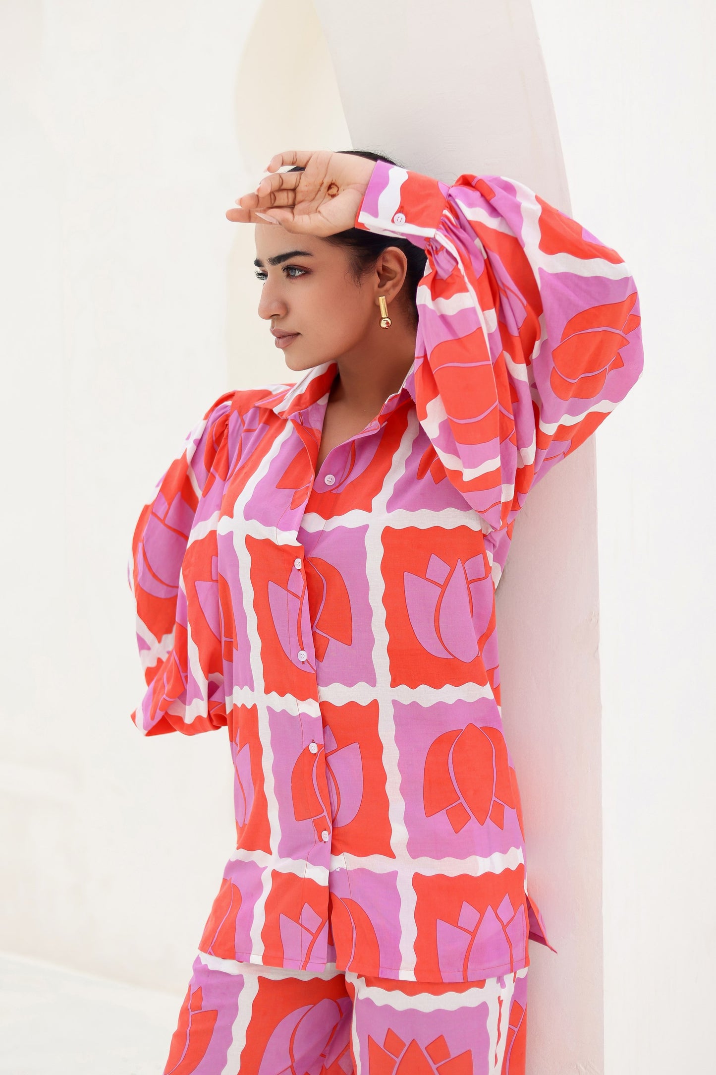 Poppy Printed Cotton Co-ord Set