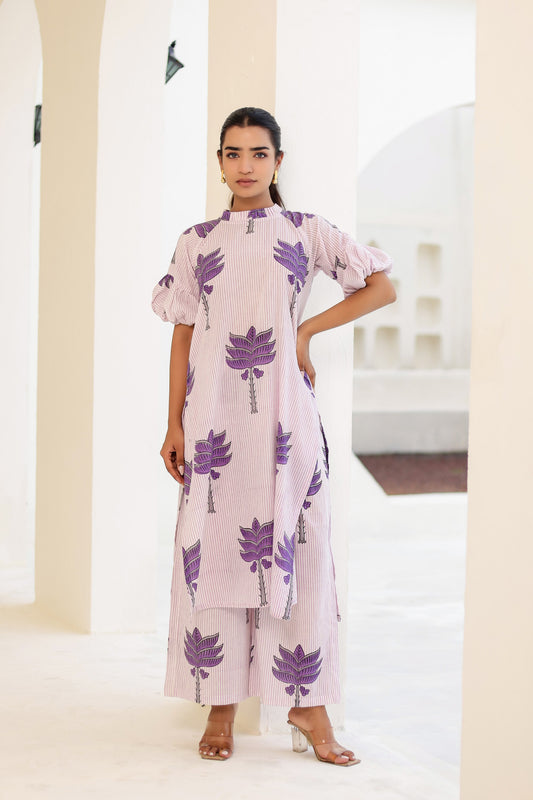 Wild Bloom Printed Kurta Co-ord Set