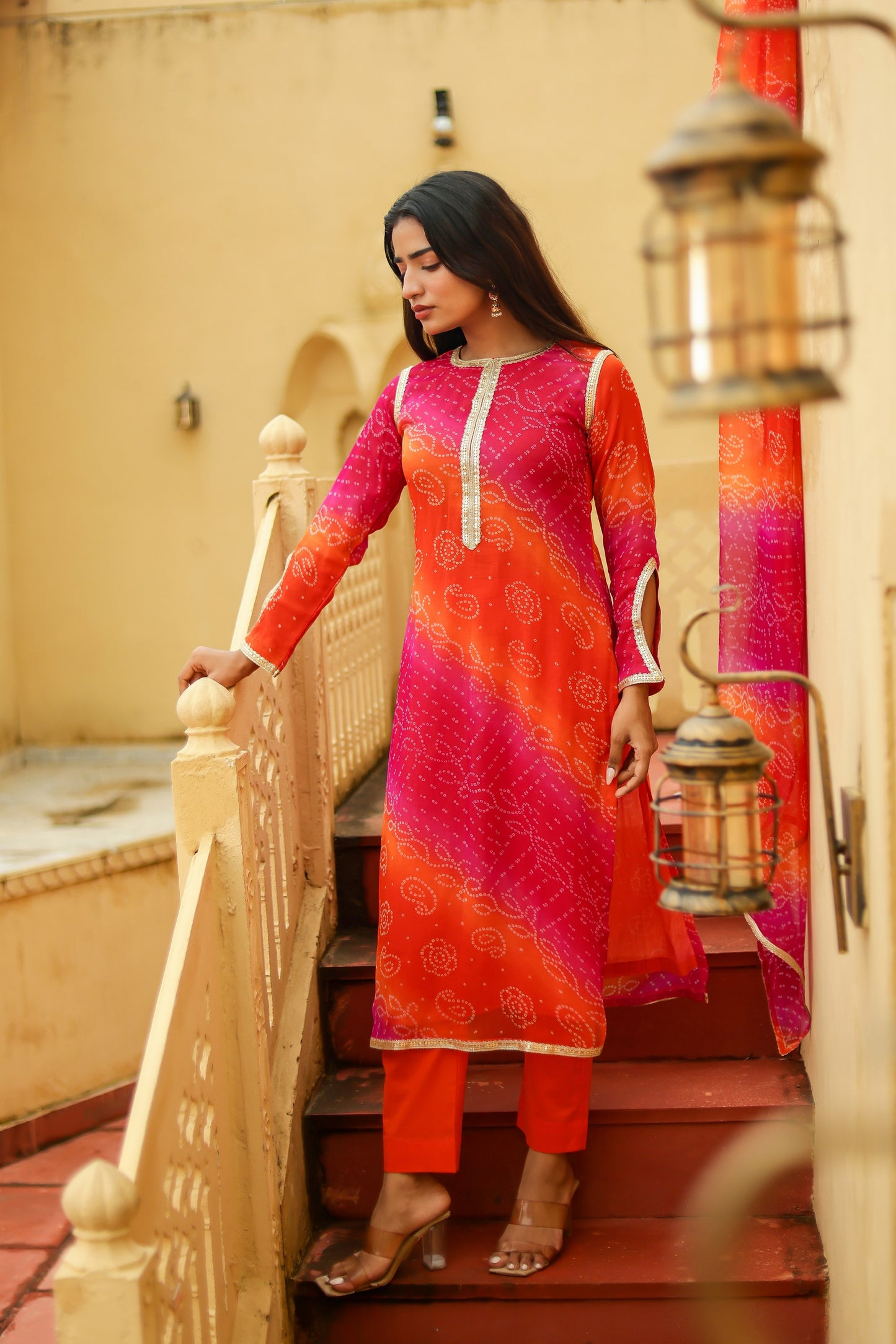 Heer Bhandhani Printed Suit Set