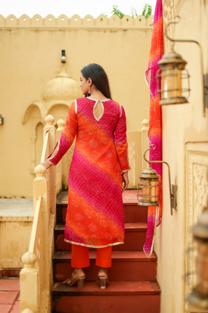 Heer Bhandhani Printed Suit Set