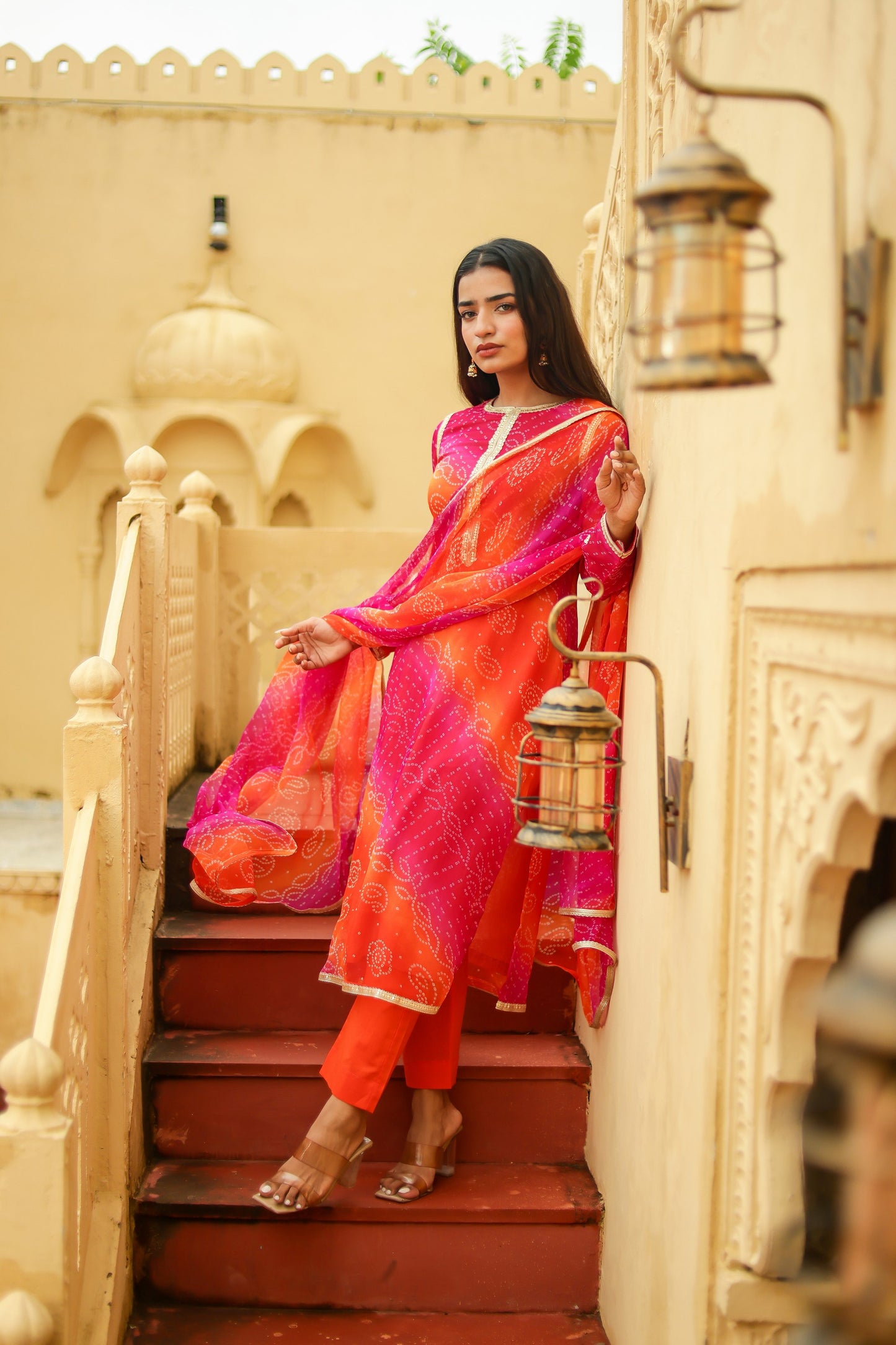 Heer Bhandhani Printed Suit Set