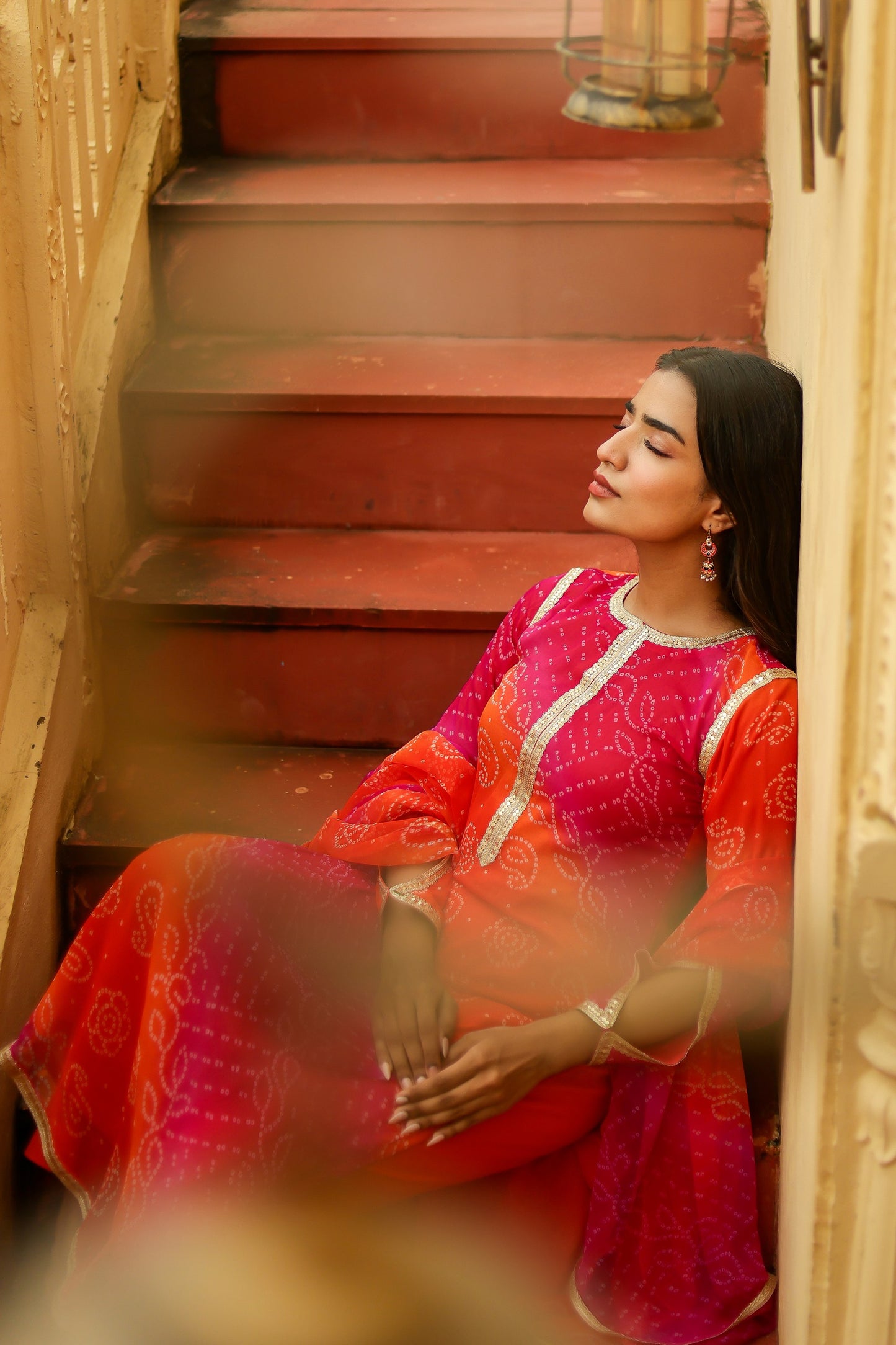 Heer Bhandhani Printed Suit Set