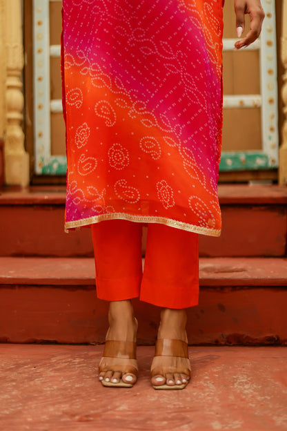 Heer Bhandhani Printed Suit Set