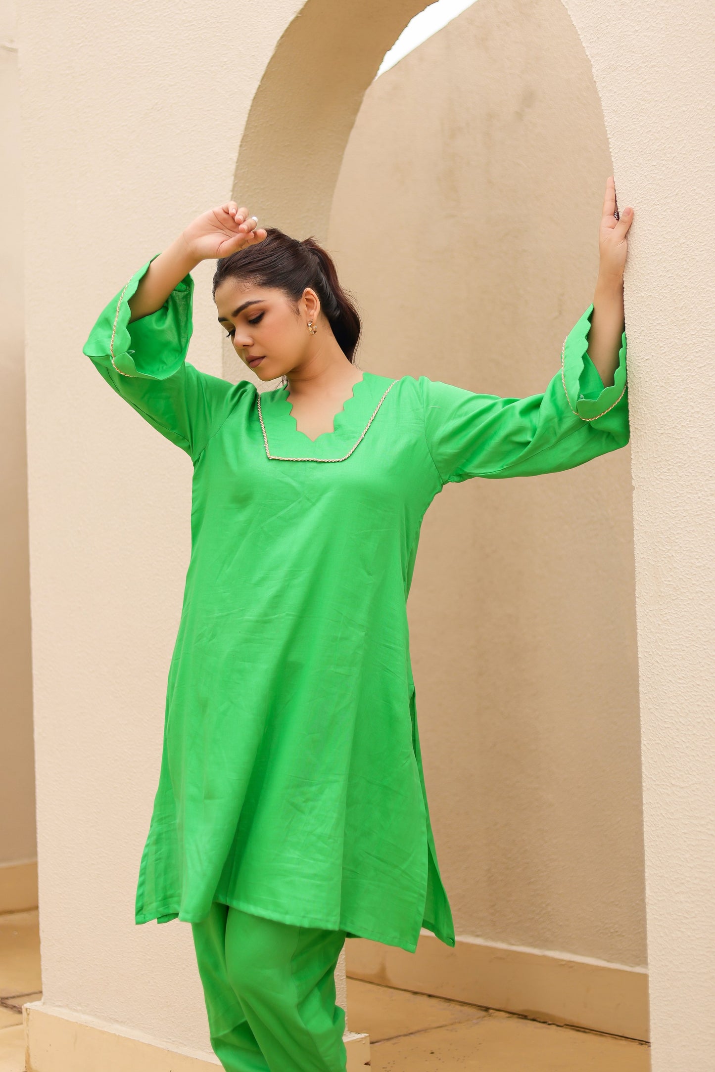 Gul A-Line Kurta Co-ord Set