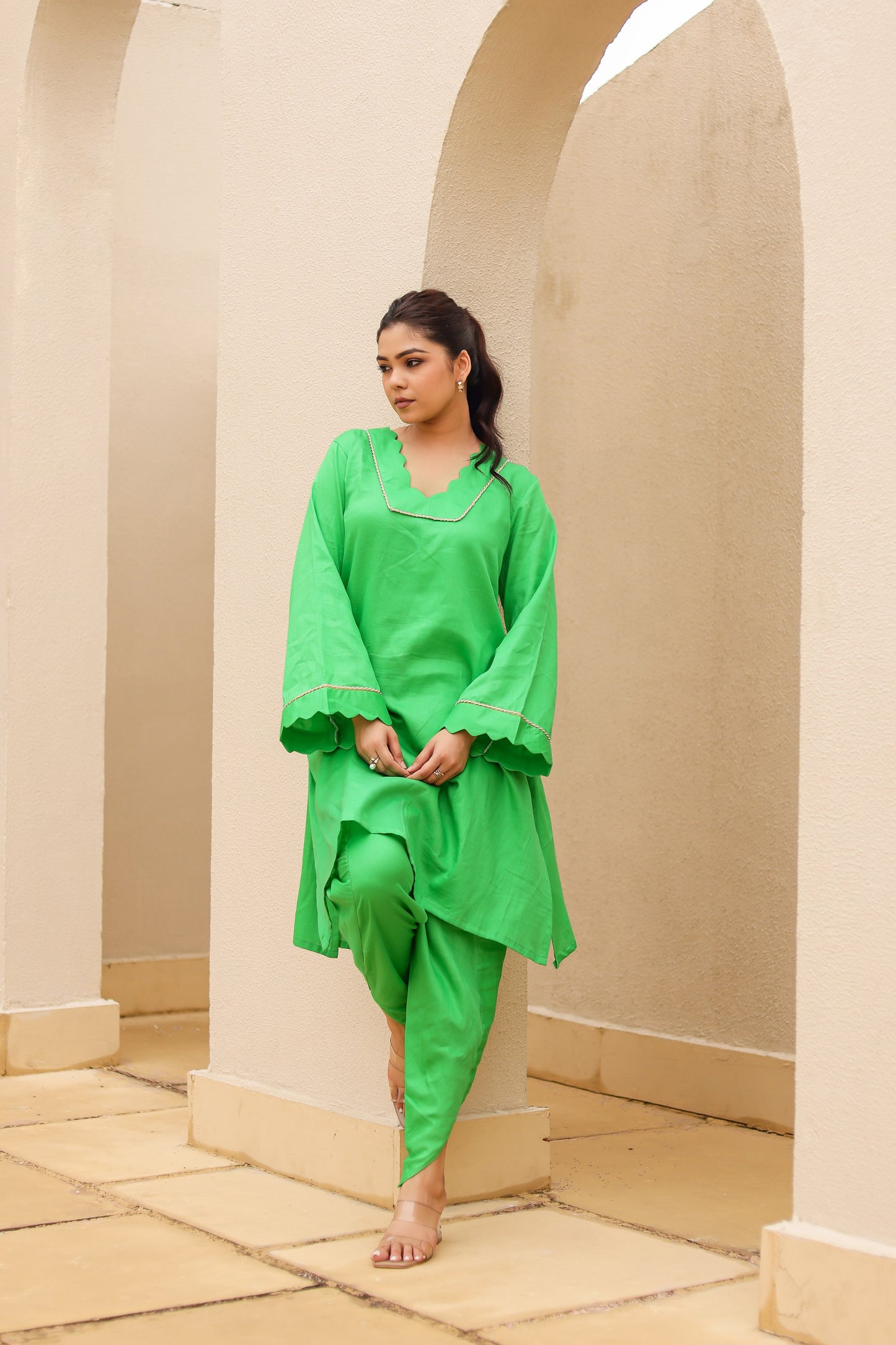 Gul A-Line Kurta Co-ord Set