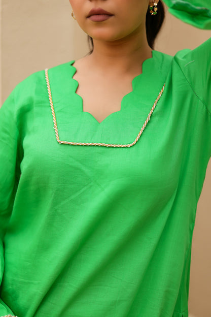 Gul A-Line Kurta Co-ord Set