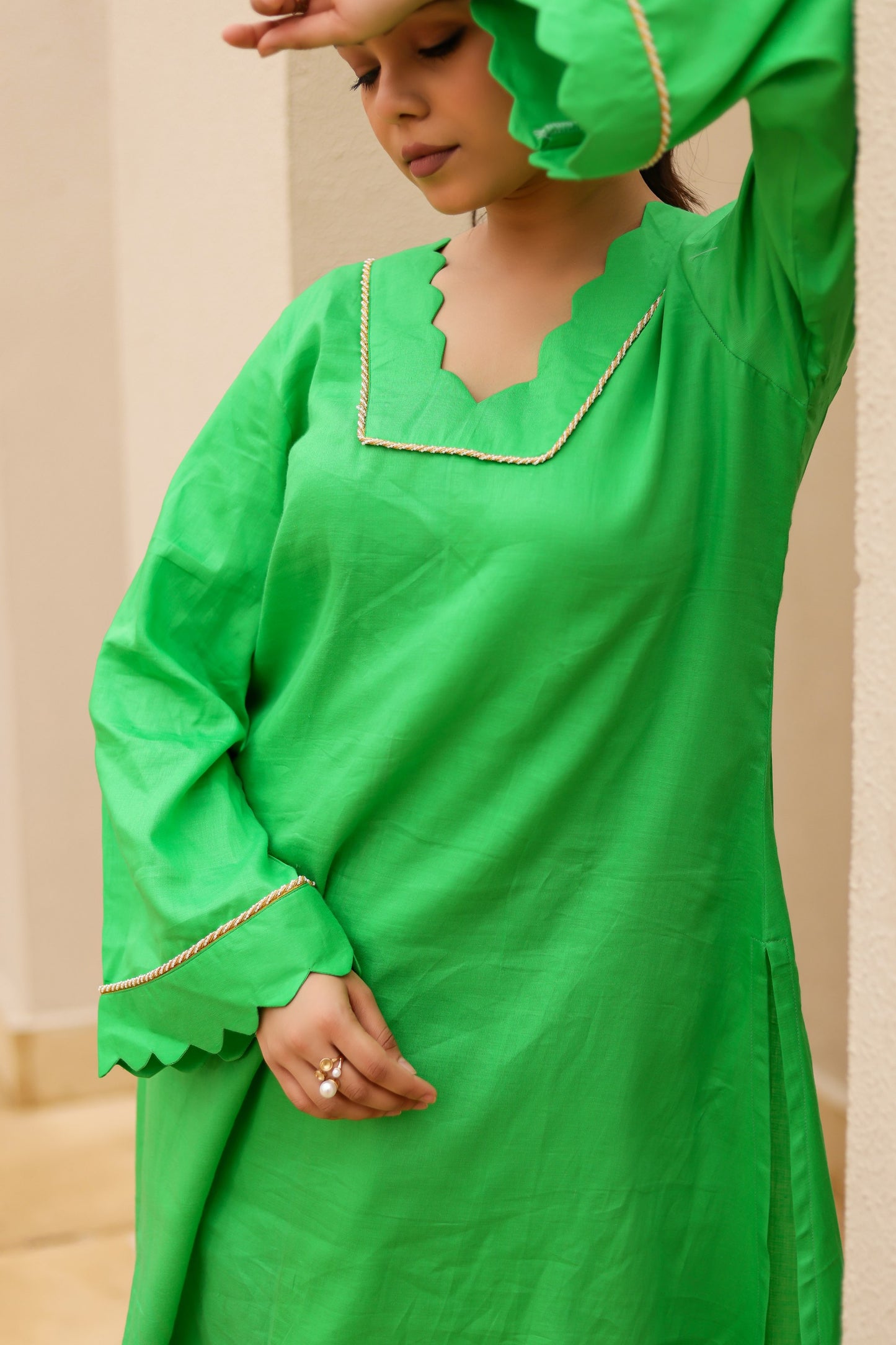 Gul A-Line Kurta Co-ord Set
