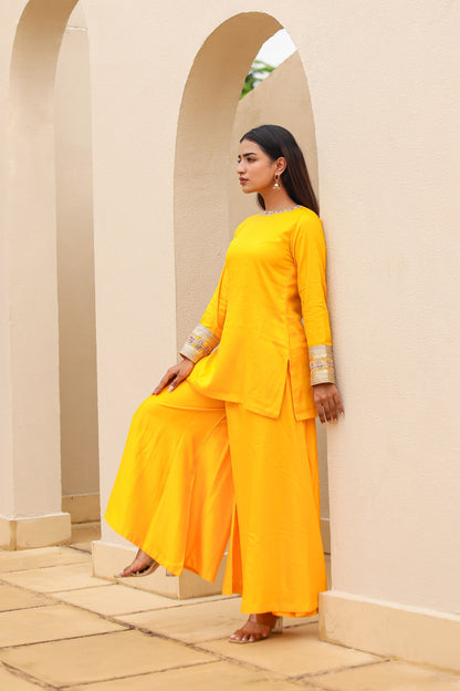 Rooh Palazzo Kurta Co-ord Set