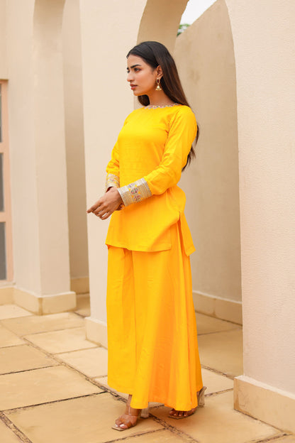 Rooh Palazzo Kurta Co-ord Set