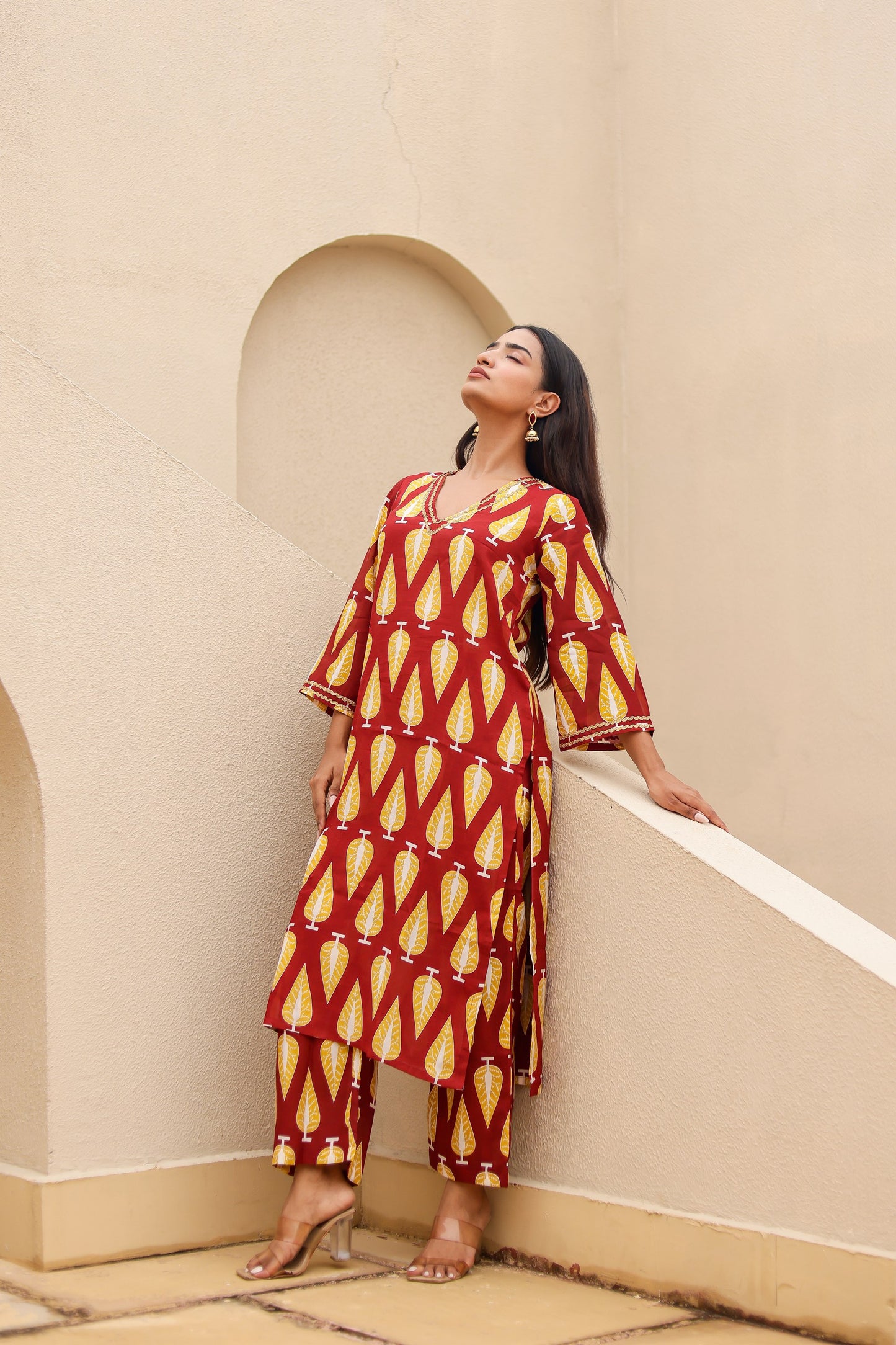 Lahar Printed Muslin Kurta Co-ord Set