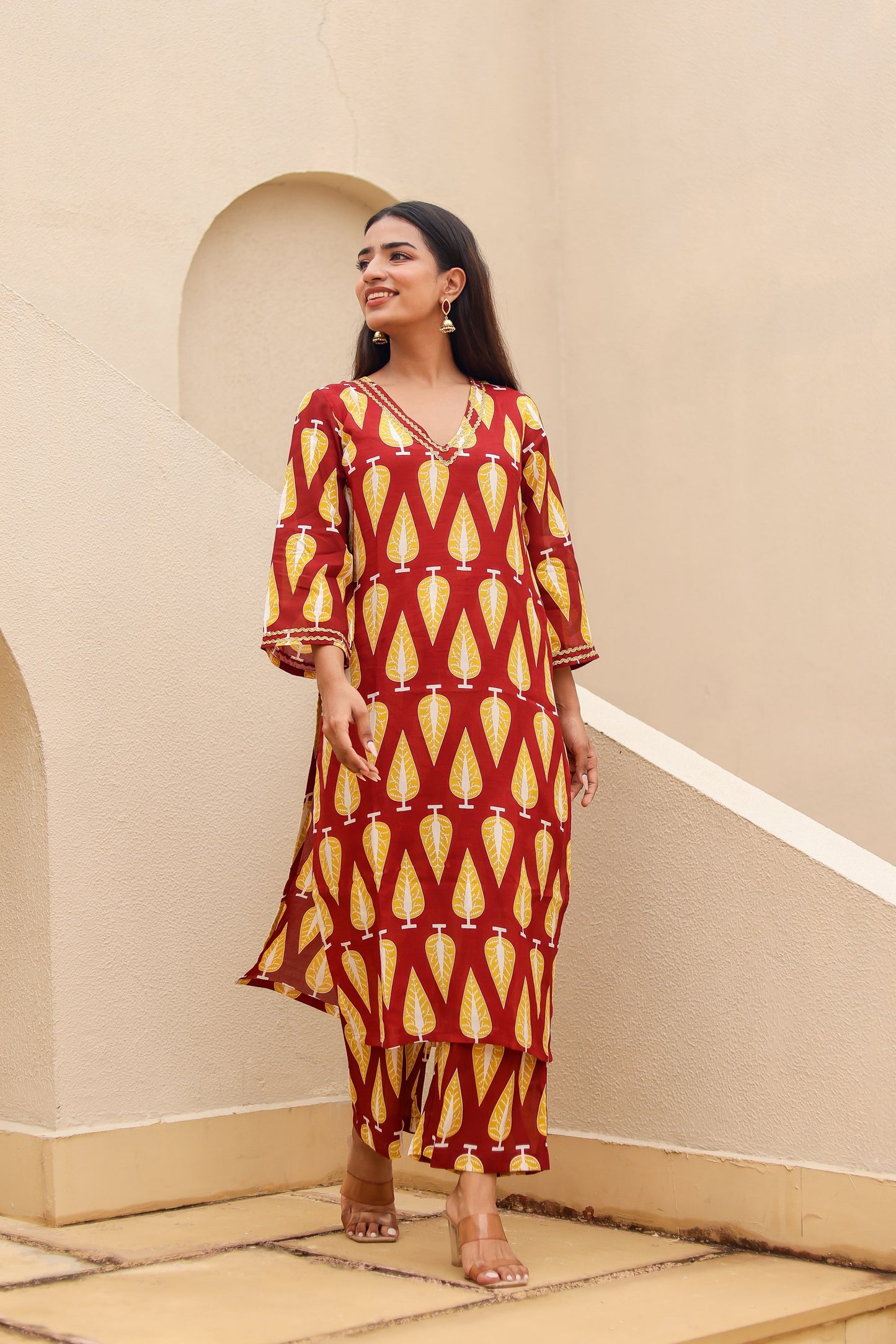 Lahar Printed Muslin Kurta Co-ord Set