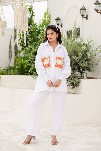 Pichwai Applique Co-ord Set