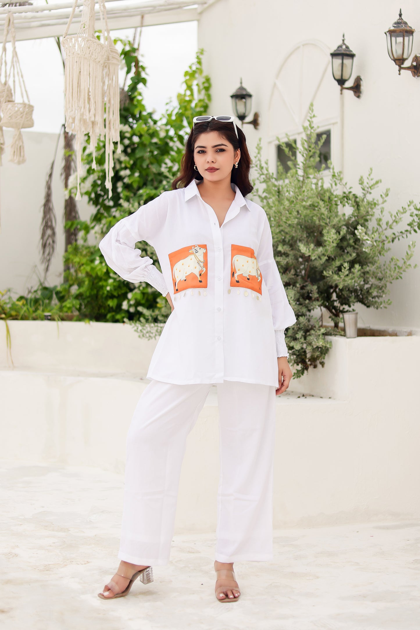 Pichwai Applique Co-ord Set