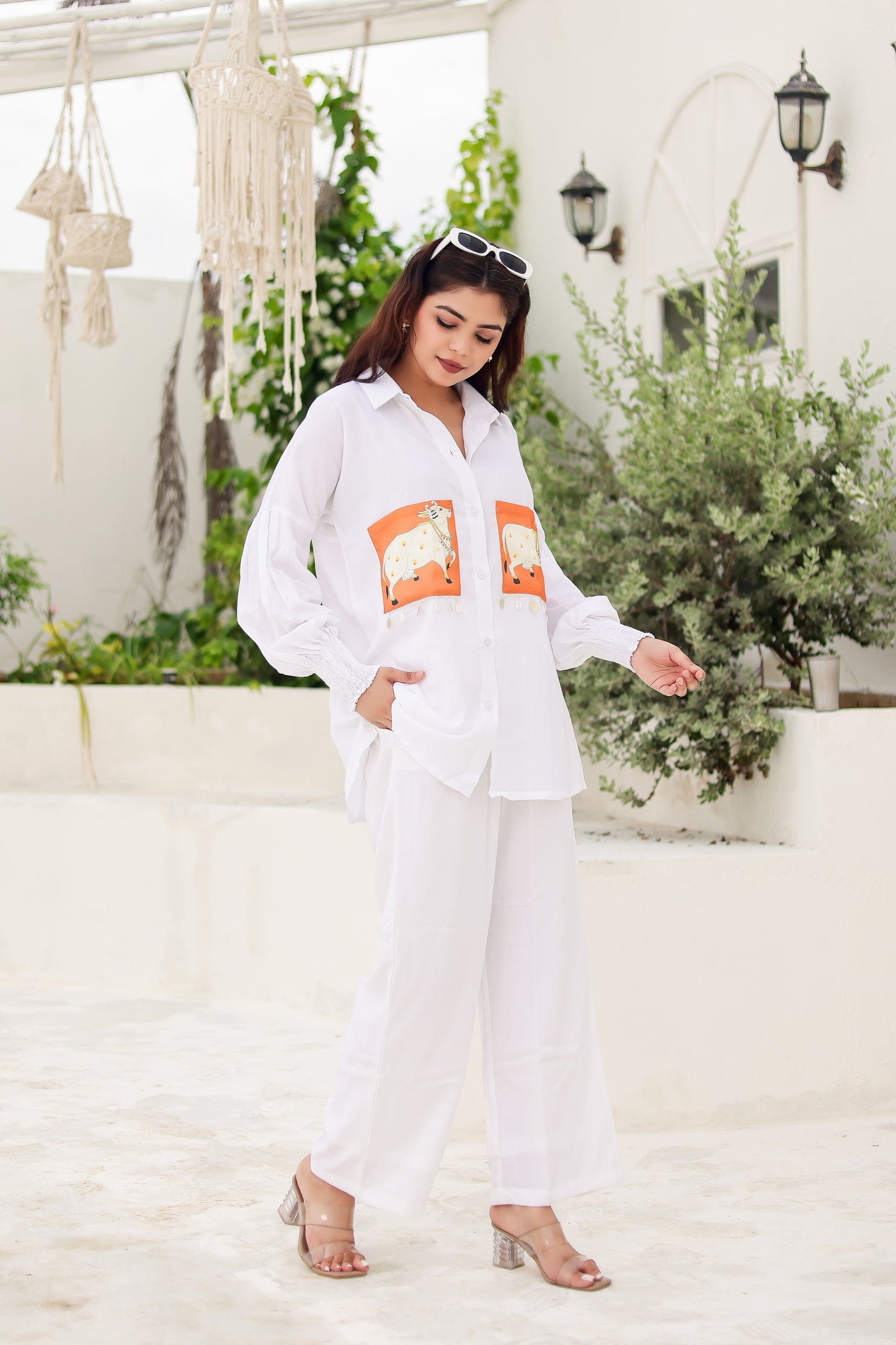 Pichwai Applique Co-ord Set