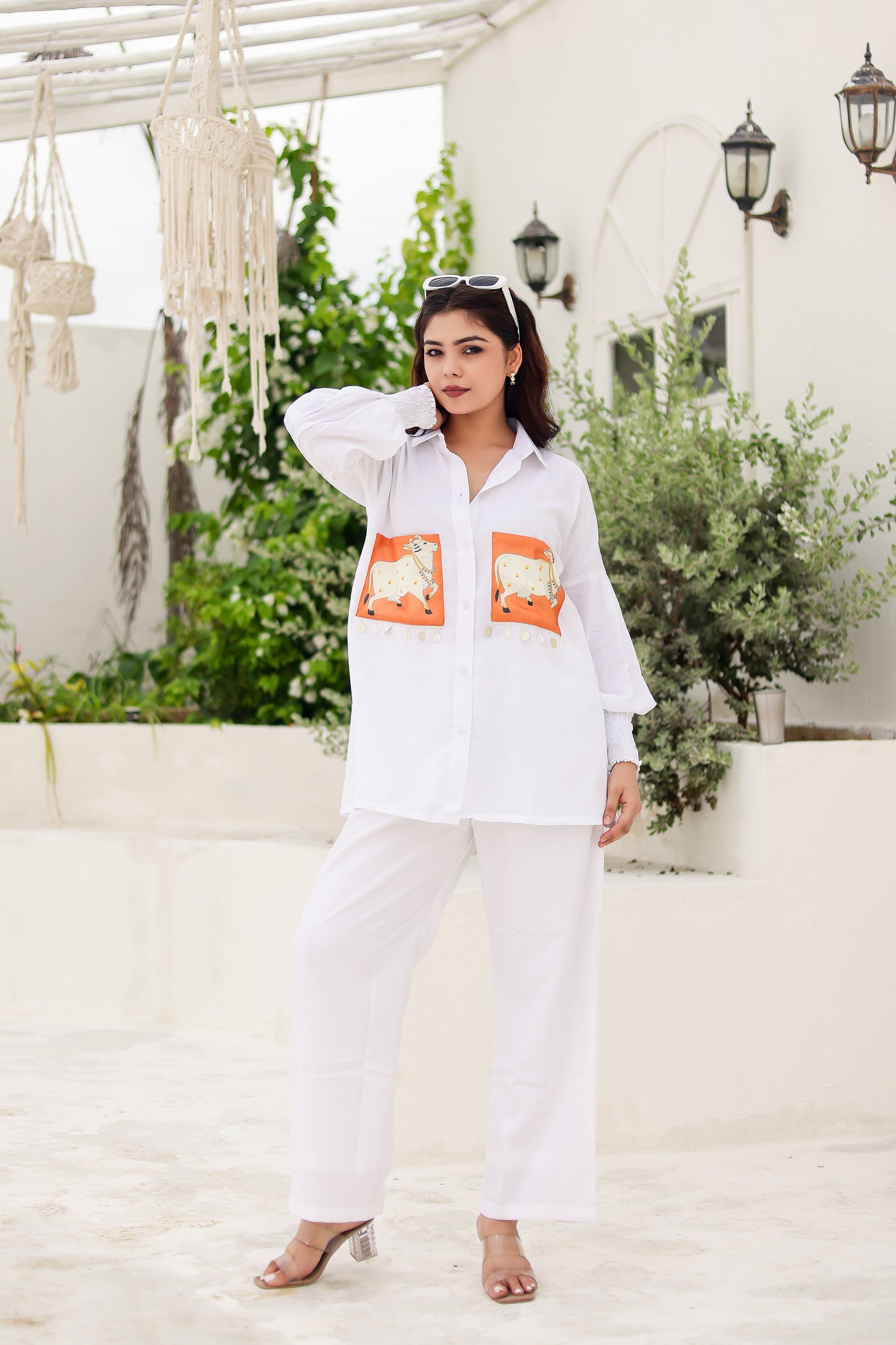 Pichwai Applique Co-ord Set