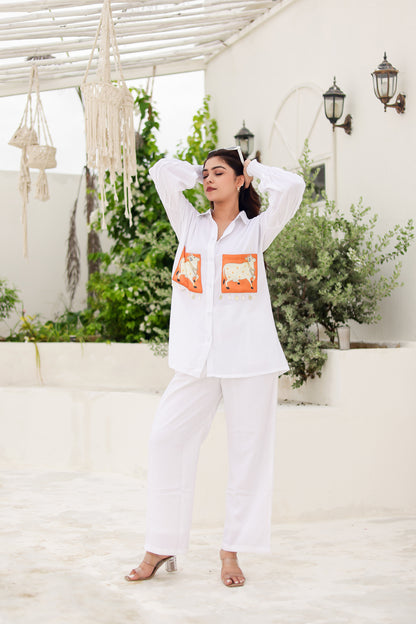 Pichwai Applique Co-ord Set