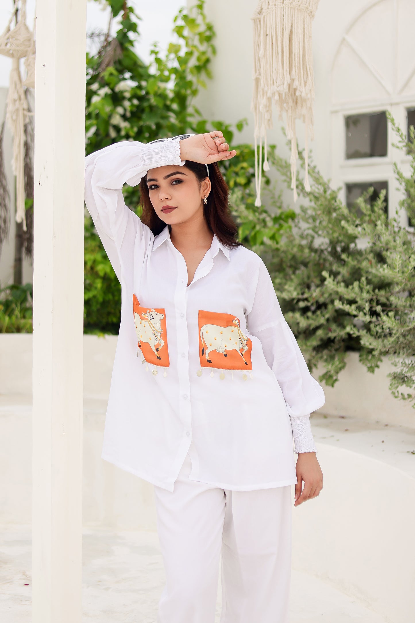 Pichwai Applique Co-ord Set