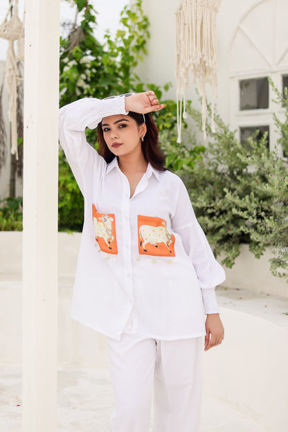 Pichwai Applique Co-ord Set