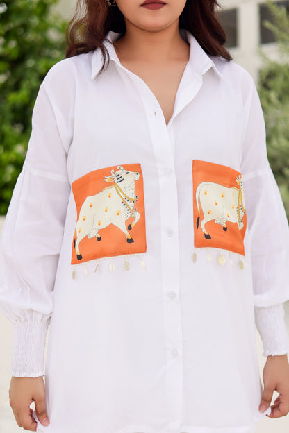 Pichwai Applique Co-ord Set