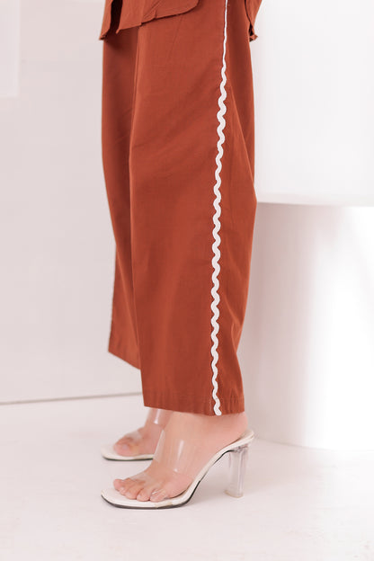 Joyful Brown Co-ord Set