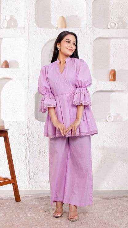 Lavender Amira Co-ord Set