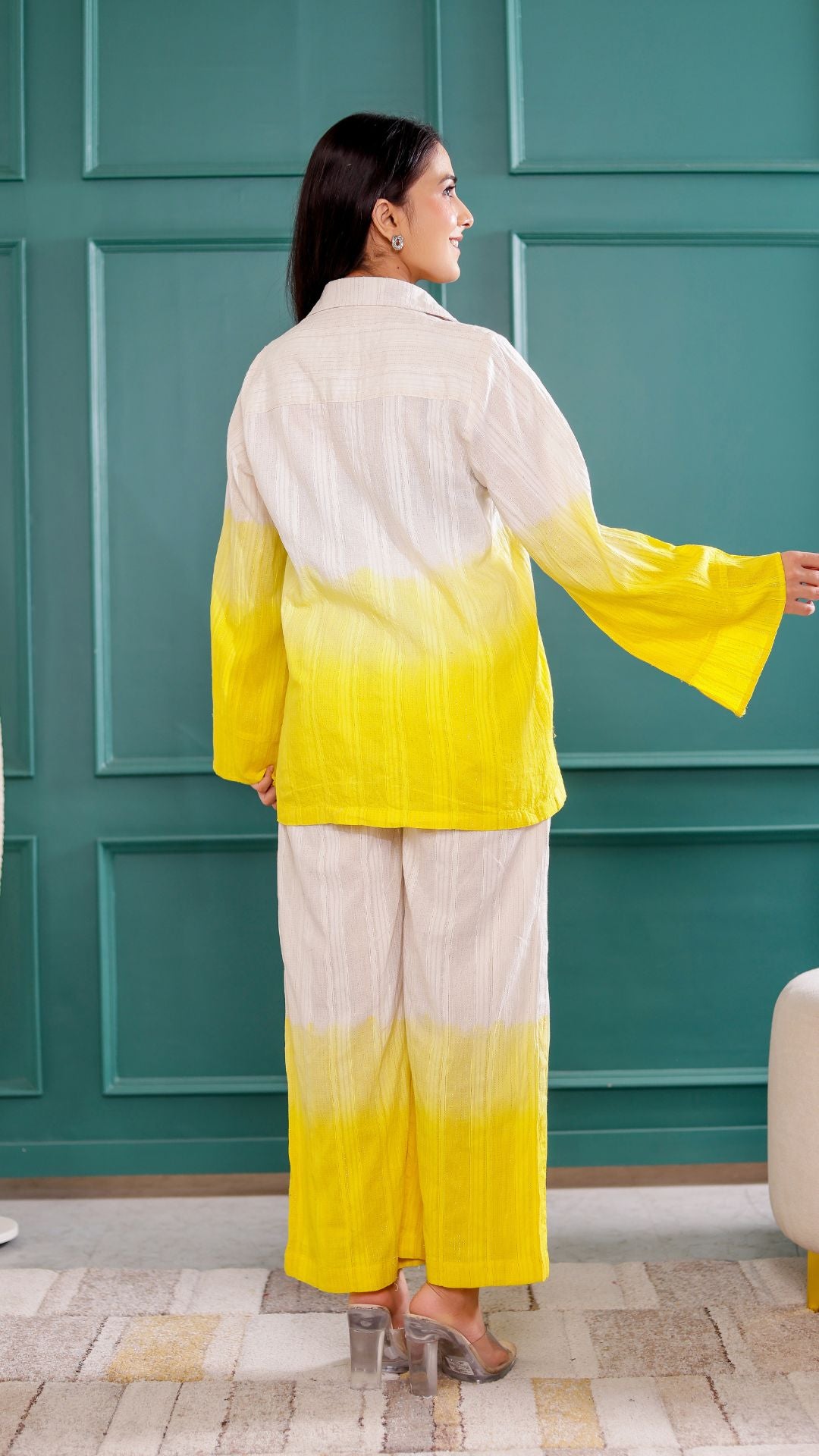 Yellow Ombre Co-ord Set