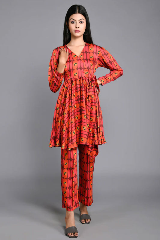 Retro Printed Co-ord Set