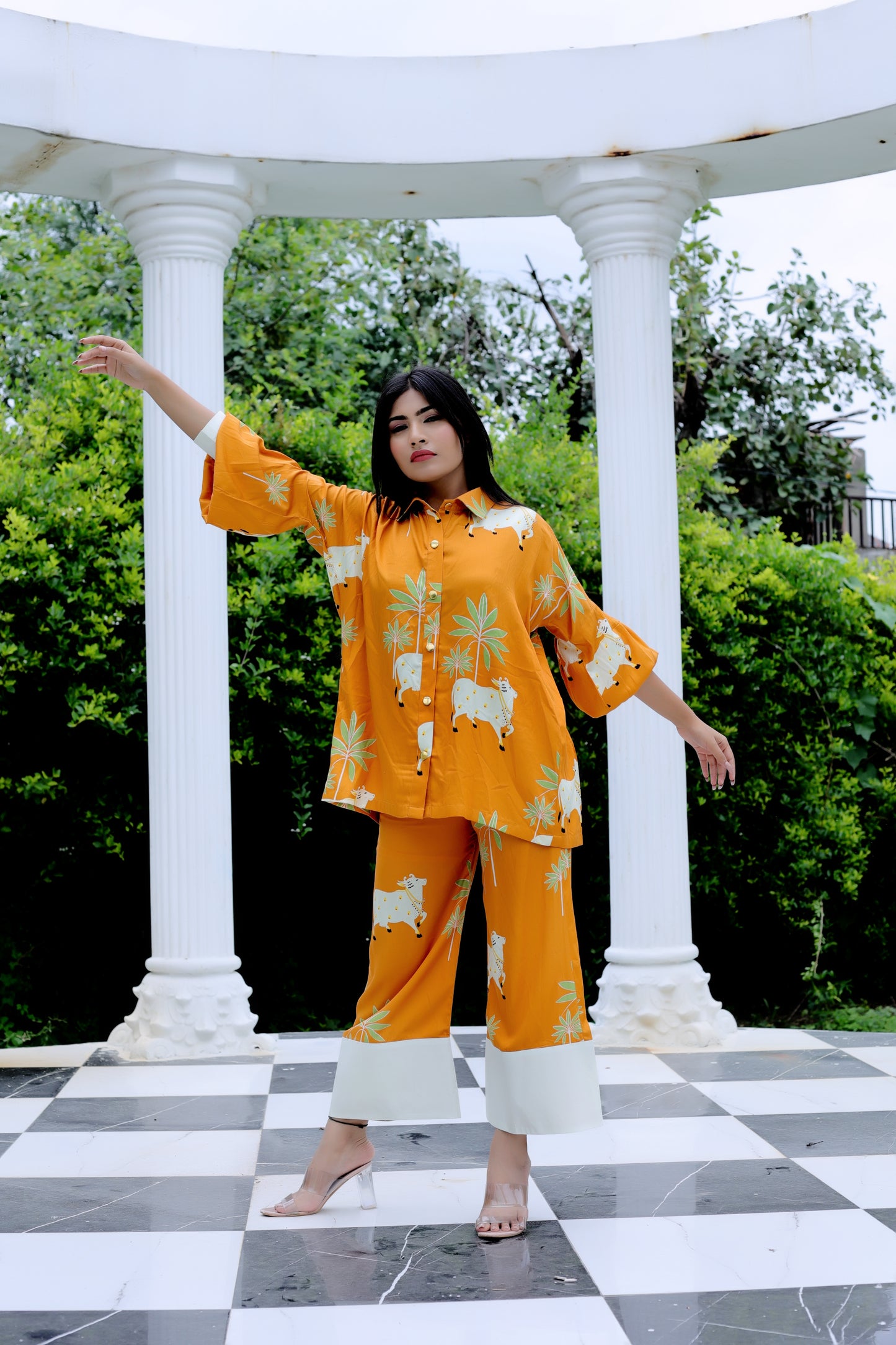 Pichwai Co-ord Set