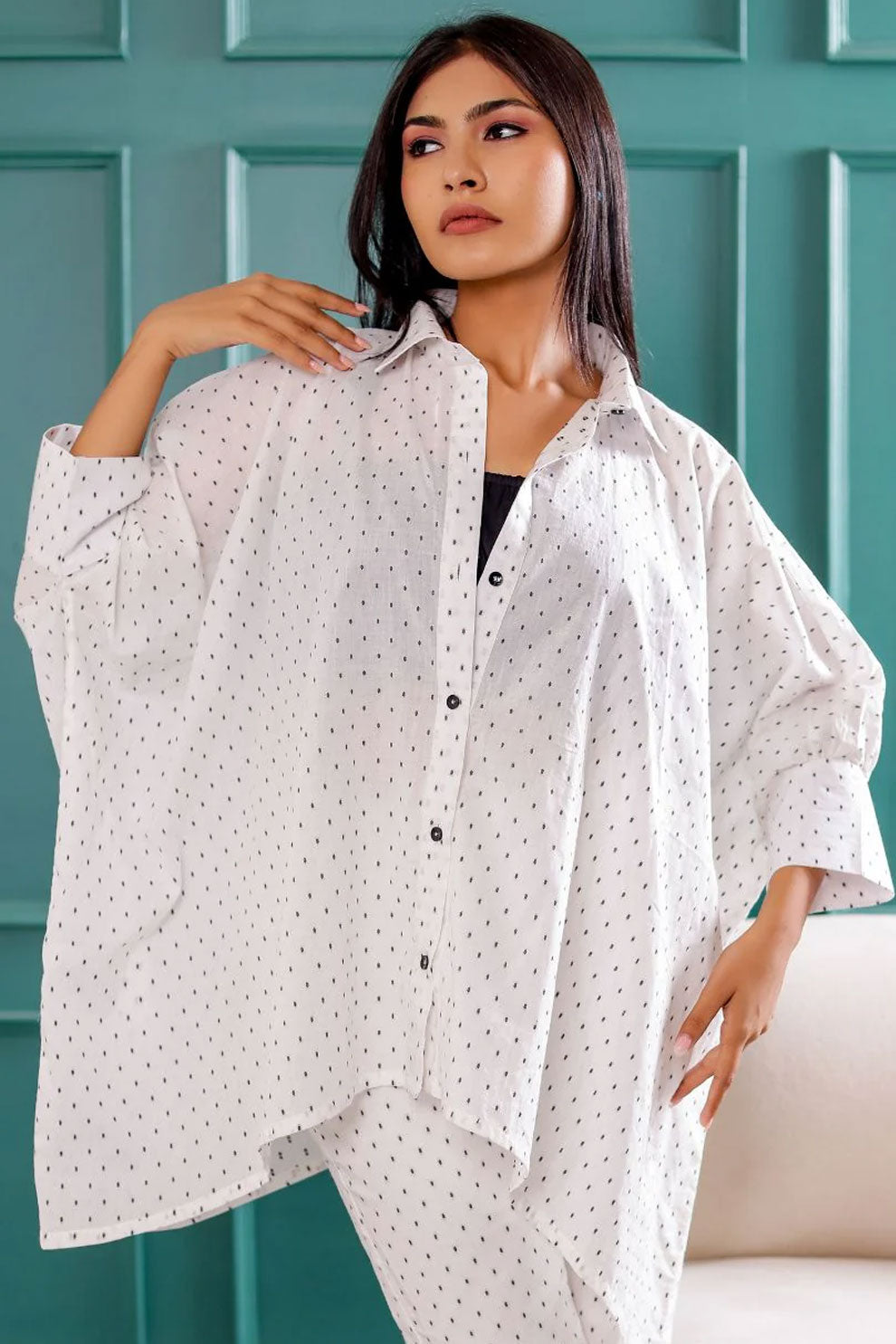 Swoon Cotton Dobby Co-ord Set