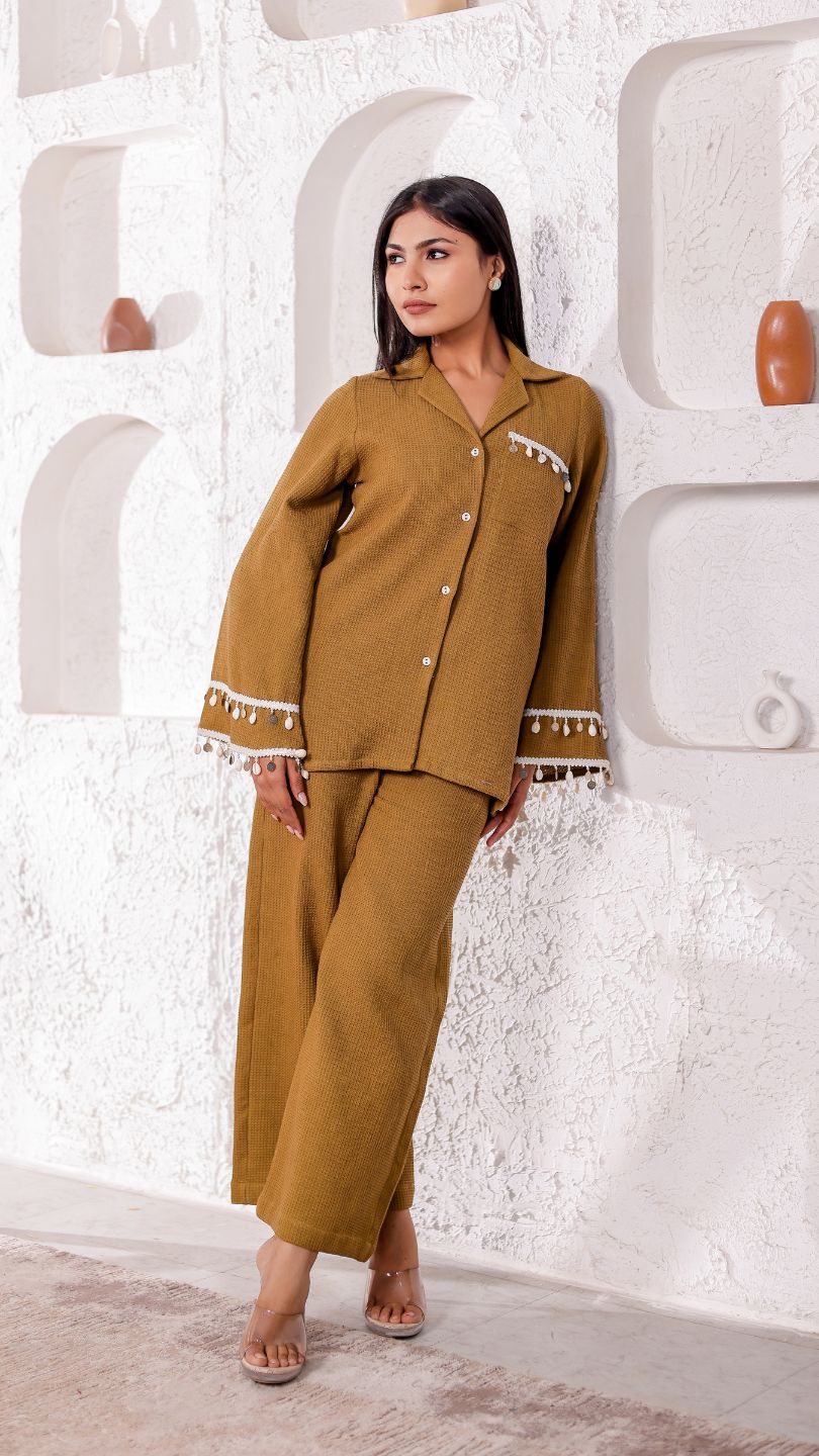 Brown Mila Co-ord Set